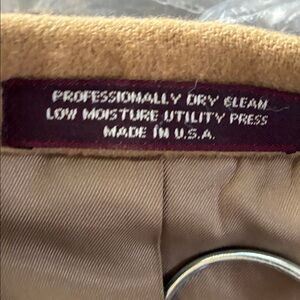Evan Picone Tan Pea Coat